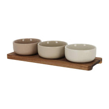 Afbeelding in Gallery-weergave laden, Serveerplank met schaaltjes beige
