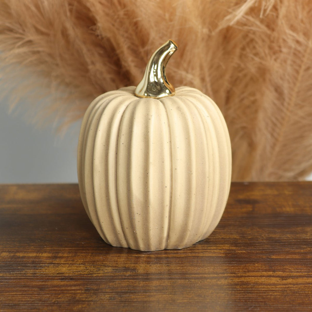 Pompoen beige/goud