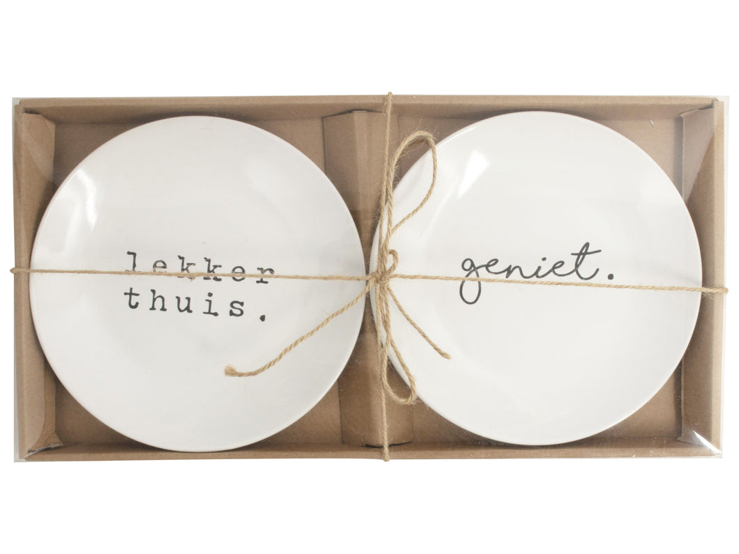 BORDJE SET GENIET/THUIS