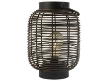 Afbeelding in Gallery-weergave laden, ROTAN LANTAARN MET LED Ø17CM
