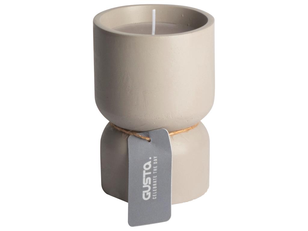 Cement kaars grijs