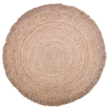 Afbeelding in Gallery-weergave laden, Jute vloerkleed met franjes
