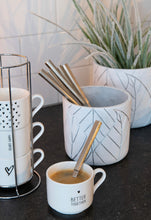 Afbeelding in Gallery-weergave laden, REK 4 TASSEN LIEFDE wit zilver
