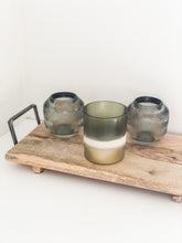 Afbeelding in Gallery-weergave laden, Theelichthouder groen/goud
